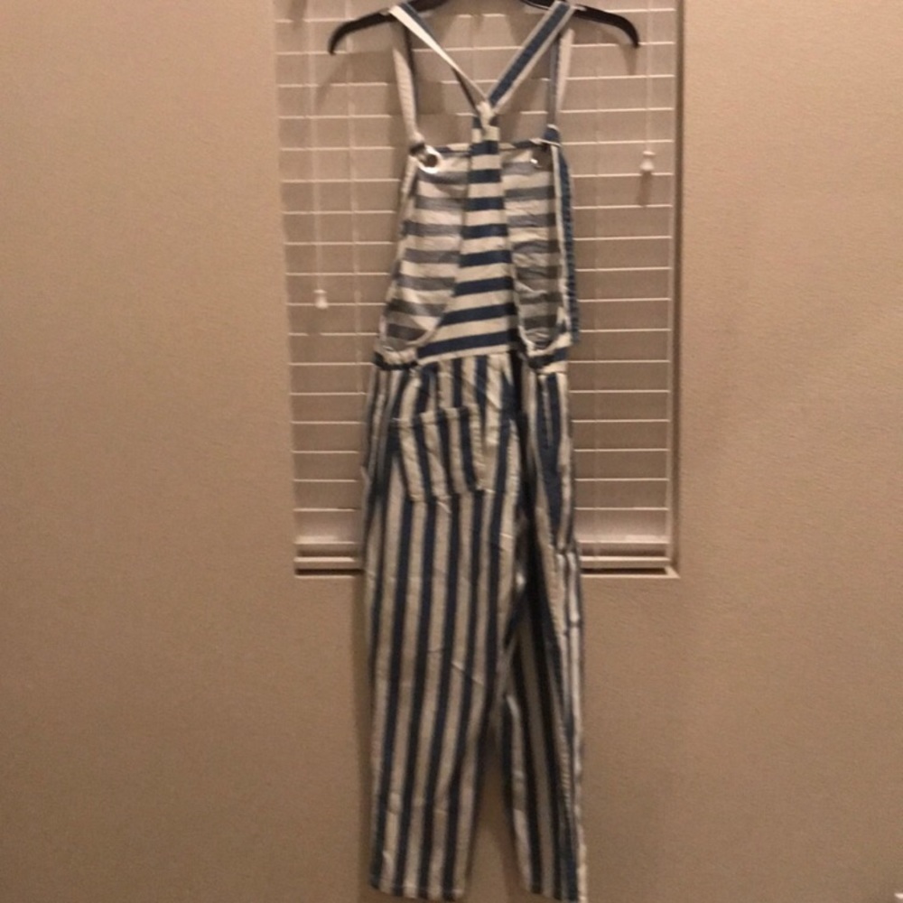 Striped denim overalls - Picture 7 of 7